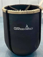 Grafiittiupokas metallien sulattamiseen