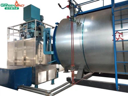 Biomassan energiatehokas puupuhdistin kattilaan